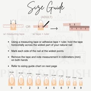 Standard Nail Sizing Guide